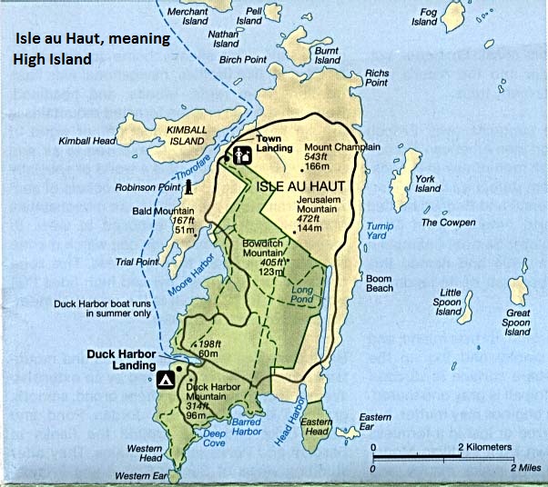 Map of
        Island